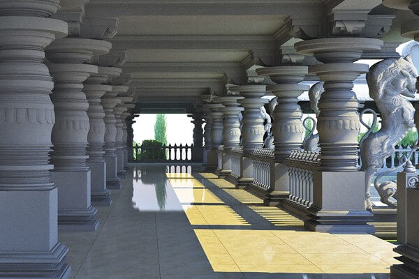 Amarashilpi Jakanachari’s Hoysala architecture now at Statue of Equality